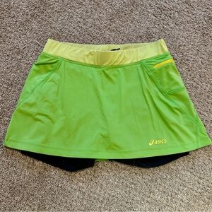 Asics Lime Green Sports Skort